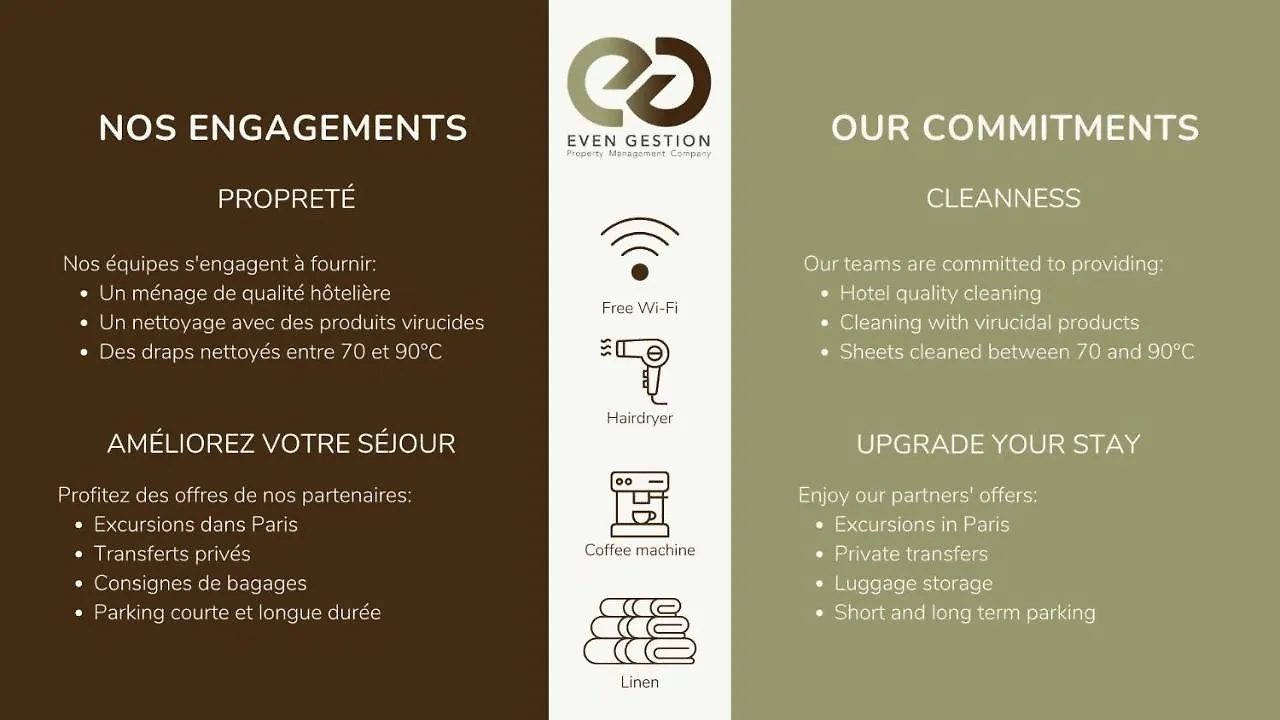 New Duplex 6Pers#Paris Expo#Porte De Versailles Apartment Paris